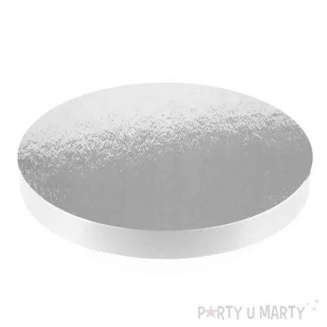 podklad pod tort premium srebrny toledo 20 cm