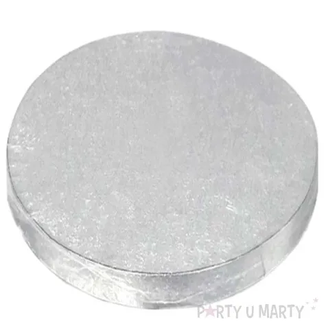 podklad pod tort tort xxl srebrny dekora 45 cm