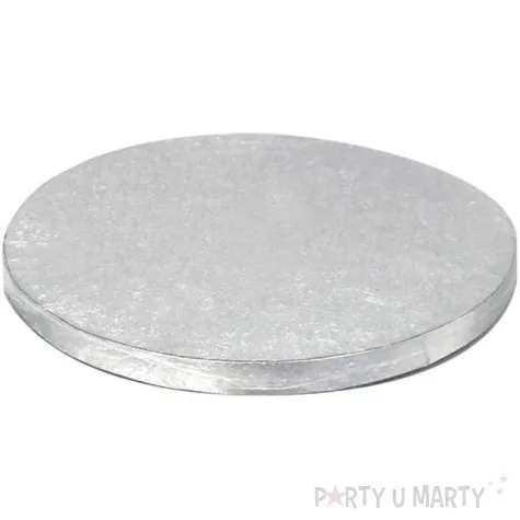 podklad pod tort tort xxl srebrny dekora 45 cm