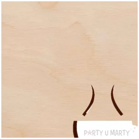 podkladka drewniana herbata okragla 10 cm