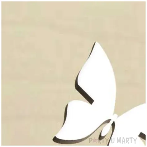 podkladka drewniana motylek okragla 10 cm