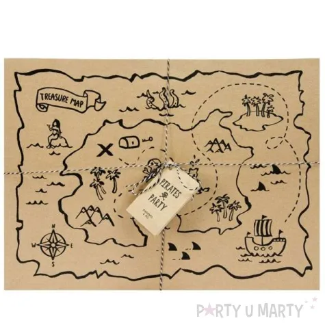 podkladka na stol piraci partydeco 40x30 cm 30 szt