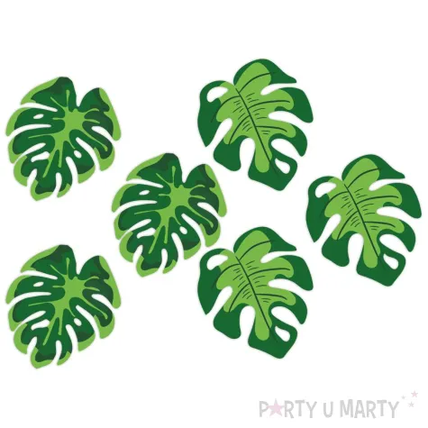 podkladka papierowa hello aloha monstera zielona 20 cm 6 szt