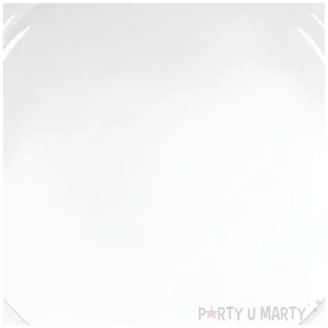 podkladka pod talerz dekoracja na stol na komunie chrzest urodziny transparentna z perlami 32 cm 1