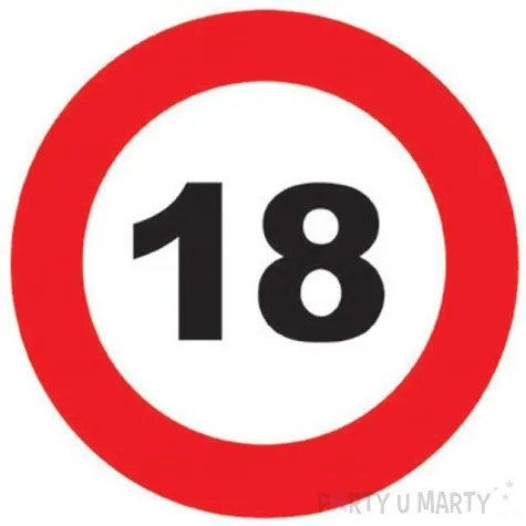 podkladki do szklanek 18 traffic birthday funny fashion 12 cm 6 szt