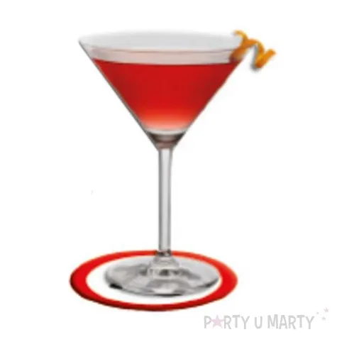 podkladki do szklanek 18 traffic birthday funny fashion 12 cm 6 szt