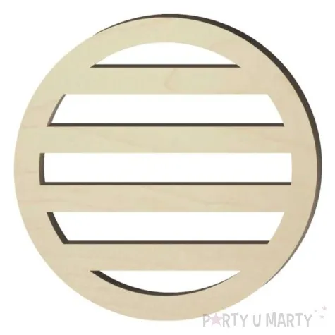 podkladki drewniane azur paski 6 szt