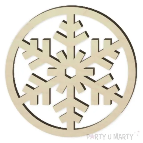 podkladki drewniane gwiazdka 6 szt