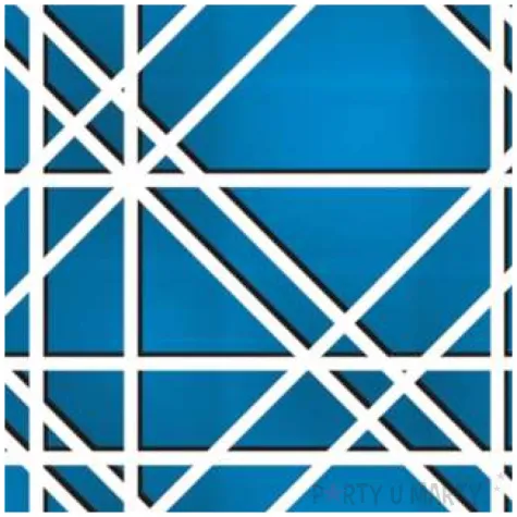 podkladki drewniane kolorowa geometria mix 6 szt