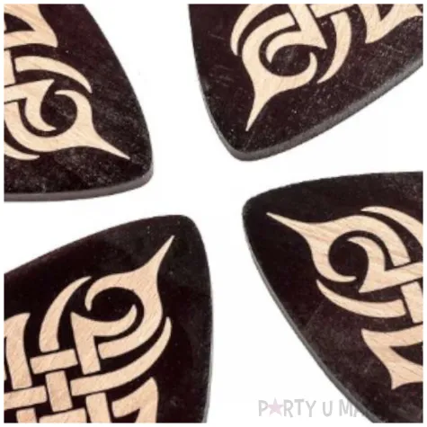 podkladki drewniane kostki do gry na gitarze gadgetmaster 4 szt