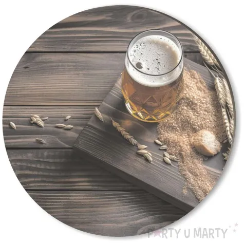 podkladki drewniane nie ma jak kufel piwa 6 szt