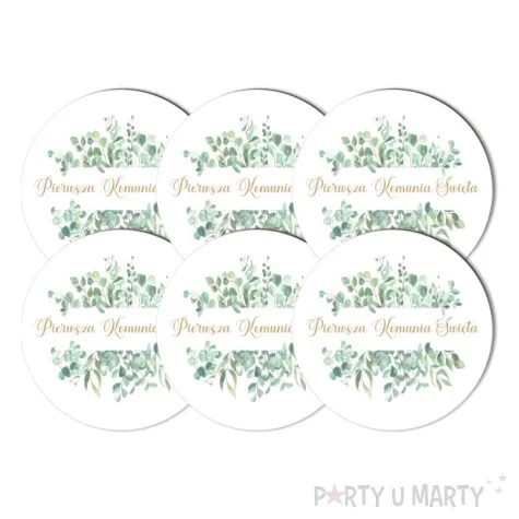 podkladki drewniane pierwsza komunia swieta eukaliptus beauty 6 szt