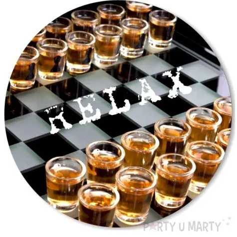 podkladki drewniane relaksujace szachy 6 szt