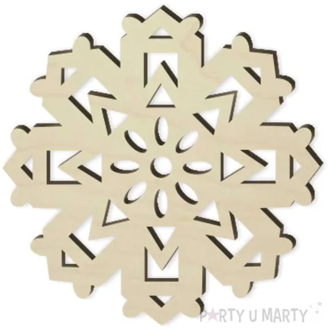 podkladki drewniane swiateczna wycinanka 6 szt