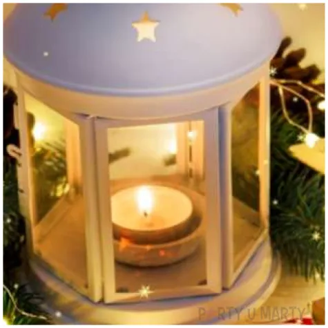 podkladki drewniane swiateczny lampion 6 szt