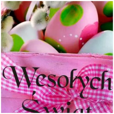 podkladki drewniane wielkanoc pisanki w koszyku 6 szt