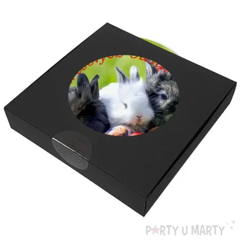 podkladki drewniane wielkanoc trzy kroliczki 6 szt