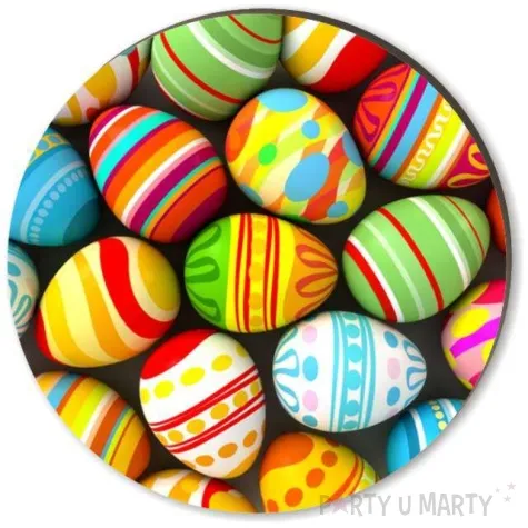 podkladki drewniane wielkanocne pisanki 6 szt