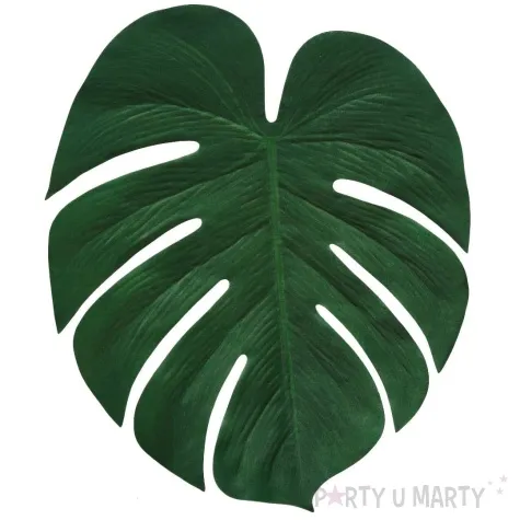 podkladki na stol liscie palmowe zielony guirca 34 cm 4 szt