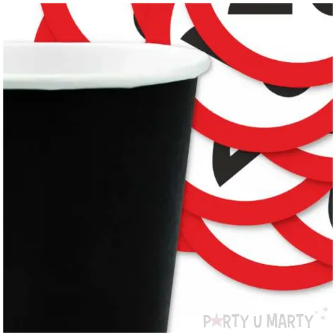 podkladki papierowe 20 urodziny traffic birthday 9 5 cm 12 szt