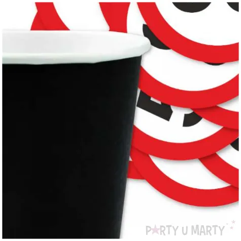 podkladki papierowe 50 urodziny traffic birthday 9 5 cm 12 szt