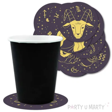 podkladki papierowe andrzejki astro zodiak wz 1 9 5 cm 12 szt