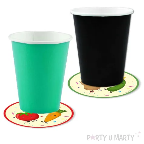 podkladki papierowe owoce 9 5 cm 12 szt