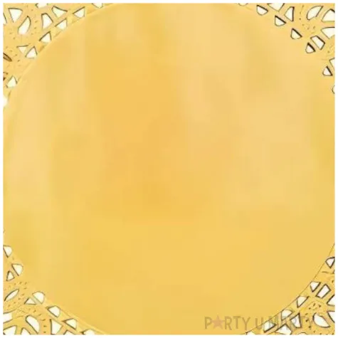 podkladki pod talerze dekoracje na stol na komunie chrzest urodziny zlote 35 5 cm 50 szt