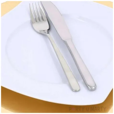 podkladki pod talerze lustrzane zloty dekolo 28 cm 6 szt