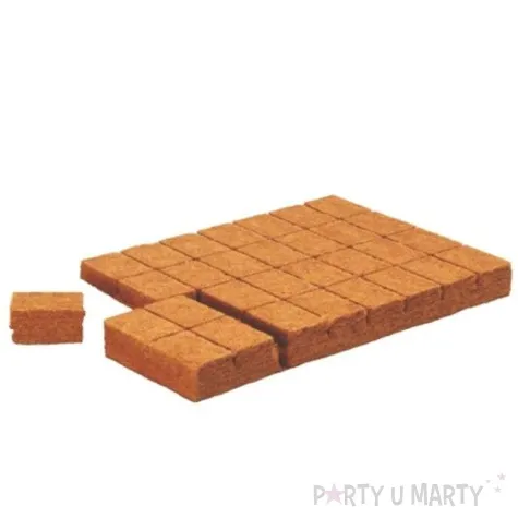 podpalka do grilla i kominka kostki szare ravi 32 szt