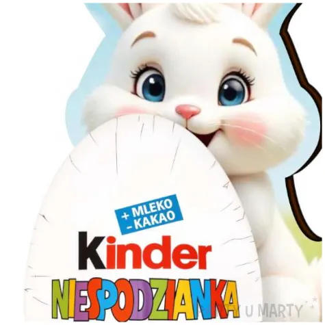 podstawka na jajko dekoracja na wielkanoc bialy krolik figurka prezent na zajaca