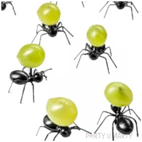 podstawki na przekaski imprezowe mrowki gadgetmaster 12 szt