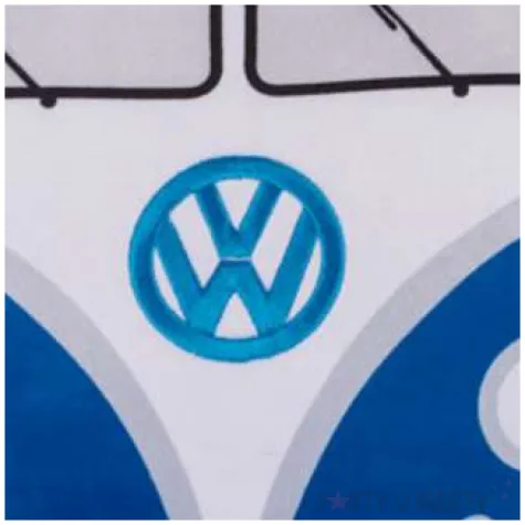 poduszka bus volkswagen bialo niebieski ootb 27 x 31 x 10 cm