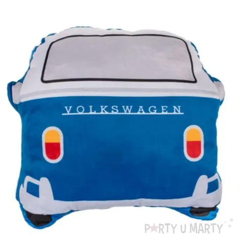 poduszka bus volkswagen bialo niebieski ootb 27 x 31 x 10 cm