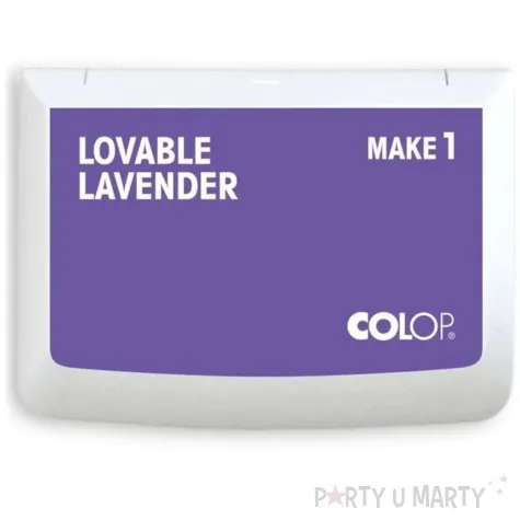 poduszka do stempli make 1 pudelko nasaczona lawendowa tusz wodny colop 90 x 50 mm