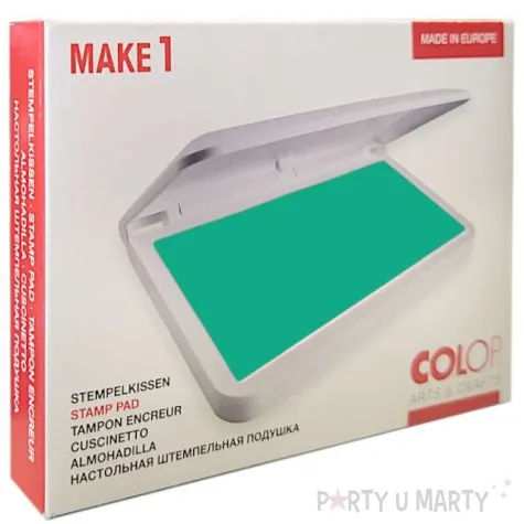 poduszka do stempli make 1 pudelko nasaczona mietowa tusz wodny colop 90 x 50 mm