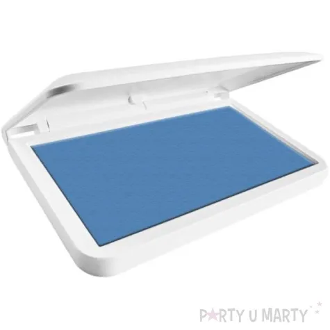 poduszka do stempli make 1 pudelko nasaczona niebieska tusz wodny colop 90 x 50 mm
