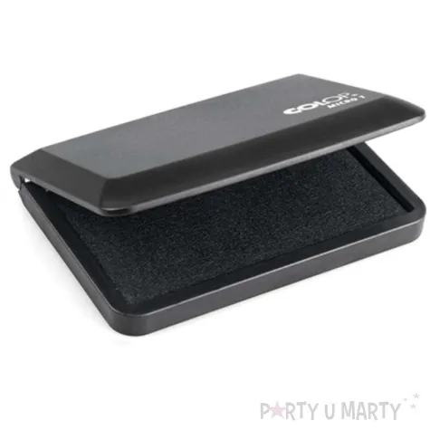 poduszka do stempli micro 1 pudelko nasaczona czarna tusz wodny colop 90 x 50 mm