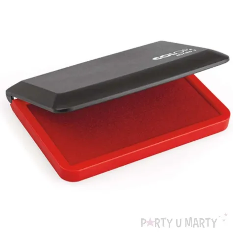 poduszka do stempli micro 1 pudelko nasaczona czerwona tusz wodny colop 90 x 50 mm