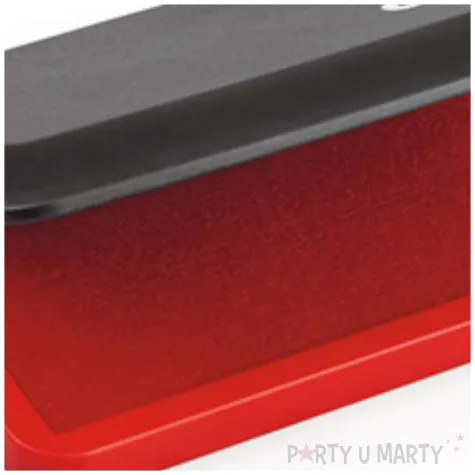 poduszka do stempli micro 1 pudelko nasaczona czerwona tusz wodny colop 90 x 50 mm