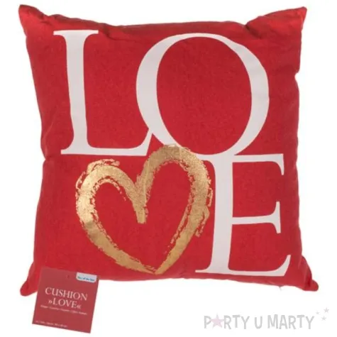 poduszka love czerwona ootb 40 x 40 cm