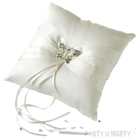 poduszka pod obraczki elegant butterfly kosc sloniowa goland