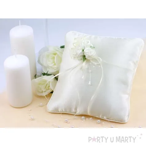 poduszka pod obraczki kremowa 1 szt