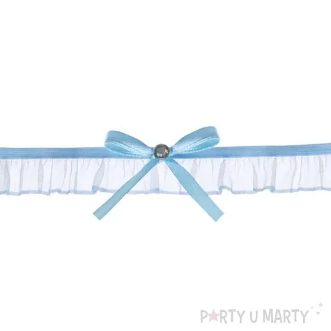 podwiazka szyfonowa blekitna 1 szt