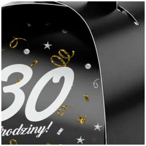 podziekowania dla gosci pudeleczka na slodycze 30 urodziny glamour birthday 7 5 x 6 5 cm 6 szt