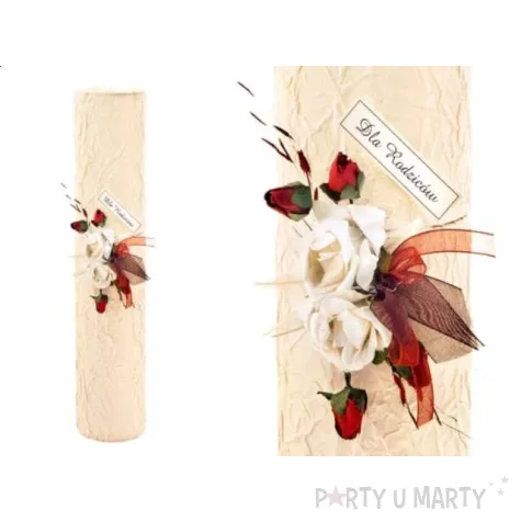 podziekowanie dla rodzicow ozdobna tuba 1szt