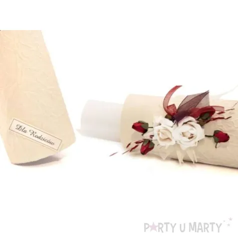 podziekowanie dla rodzicow ozdobna tuba 1szt