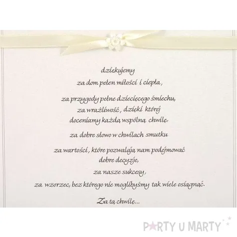 podziekowanie dla rodzicow ozdobna tuba 1szt