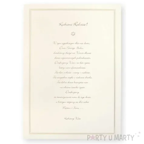 podziekowanie dla rodzicow ozdobne pudelko 1szt