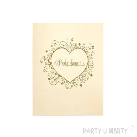 podziekowanie dla rodzicow ze zdobieniami 1szt